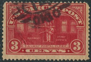 Q3   3c Parcel Post Used