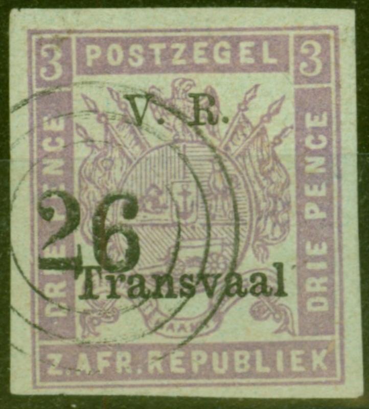 Transvaal 1879 3d Mauve-Green SG148 Fine Used