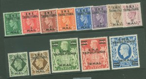 Great Britain/Tripolitania #1-13 Unused Single (Complete Set)