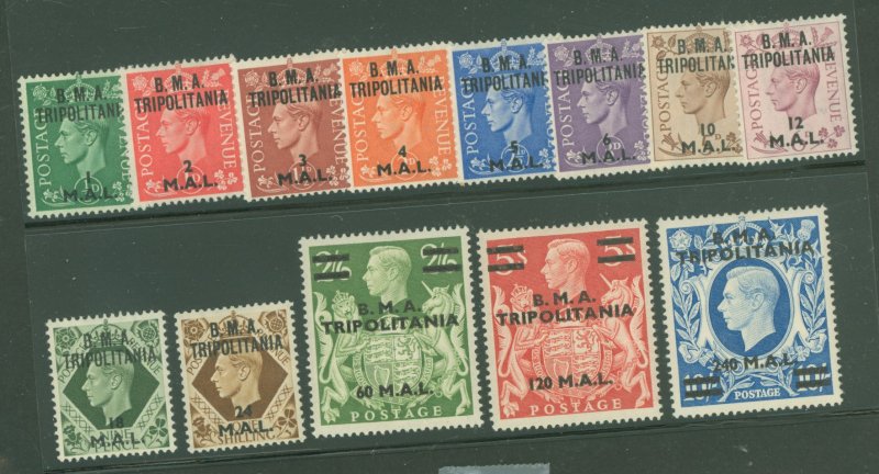 Great Britain/Tripolitania #1-13 Unused Single (Complete Set)
