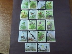 ALDERNEY # 70-87-MINT/NEVER HINGED----COMPLETE SET----1994-95