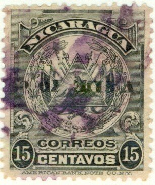 NICARAGUA 255C USED CV $4.00 BIN $2.75