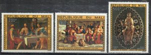 Mali Stamp C238-C240  - 75 Easter Paintings
