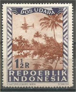 INDONESIA, 1948, MNH 11/2r AIR POST Scott C8