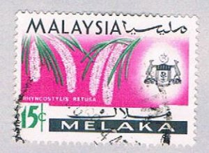 Malaysia Melaka 72 Used Flowers (BP25124)