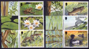 ZAYIX Jersey 989-994 MNH Birds Fish Flowers Insects Amphibians 092023SM30M