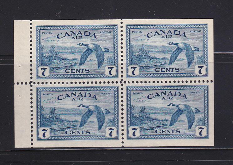 Canada C9a Booklet Pane Set MNH Canada Geese, Bird