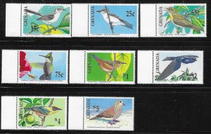 Grenada 1990 Birds Bird Sc 1877-1884 MNH A823