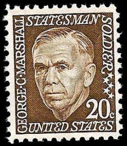 # 1289 MINT NEVER HINGED GEORGE CATLETT MARSHALL