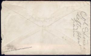 USA California Coast and Overland Mail Co Express Yreka Cover Oregon Judge 90003