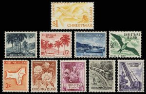 Christmas Islands Scott 11-20 Mint never hinged.