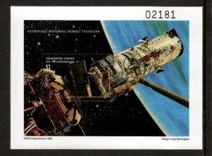 Micronesia 1999 - Hubble Telescope Space - Souvenir Stamp Sheet Scott #346 - MNH