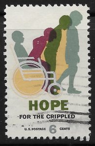 US #1385 6c Hope for Crippled - Cured Child
