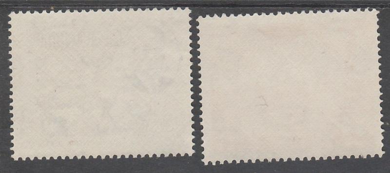 MAURITIUS 1950 KGVI PICTORIAL 1R AND 2R50 MNH **