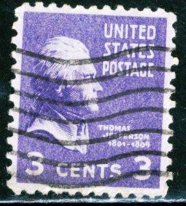 United States- SC #807 - USED - 1938 -Item USA2729DR1