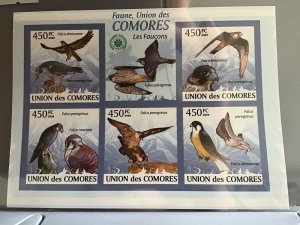 Comoro Islands 2009 Falcons  mint never hinged stamp sheet R24050