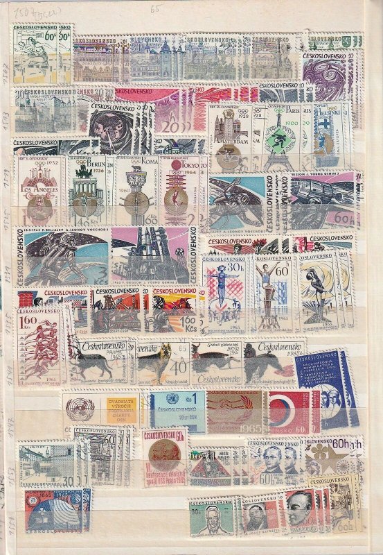 Czech Republic Mid Period M&U Collection Incl.Sheets (Aprx 500 Items)Goy3241