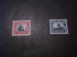 US #s 620-21 MINT,LIGHTLY HINGED