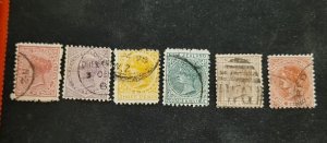 stamps new zealand 1882 old stamps. Victoria used #1051