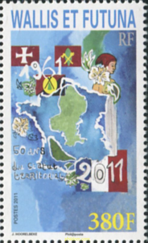 575266 MNH WALLIS Y FUTUNA 2011 ESTTUTO TERRITORIAL