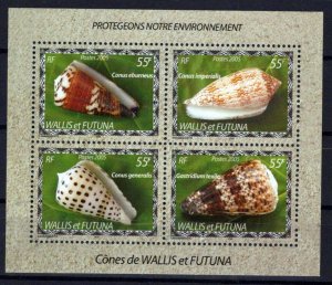 Wallis & Futuna Islands 597 MNH Seashells Marine Life ZAYIX 0524S0298