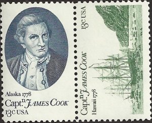 USA 1978-   Captain James Cook Issue - MNH Pair   # 1732-1733