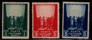 Vatican Scott 99-101 MNH** set expect similar centering