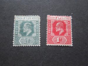 Fiji 1904 Sc 70,72 MH