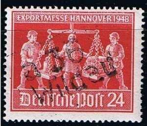 DDR 1948,Mi.#IVa VII MH, District hand stamp