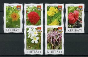 Kiribati 2017 MNH Flowers of Kiribati 6v Set Nature Flora Plants Stamps