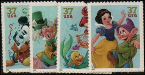 United States 3912-15  - Mint-NH - 37c Disney: Celebration (2005)