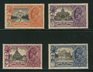 India 1935 Silver Jubilee SG 220-26 Scott Unmounted Mint NH Set