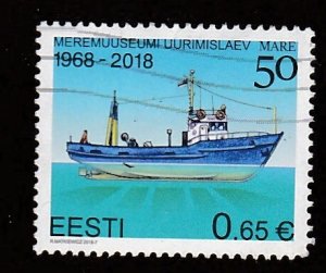 Estonia # 864, Research Vessel, Used, 1/2 Cat.