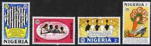 NIGERIA  - 1971 - Racial Equality Year - Perf 4v Set - Mint Never Hinged