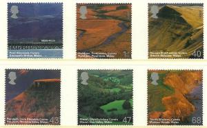  Great Britain 2004 Scott 2215-2220 Wales Scenery MNH