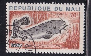 Mali   #235 cancelled   1975  fish  70fr