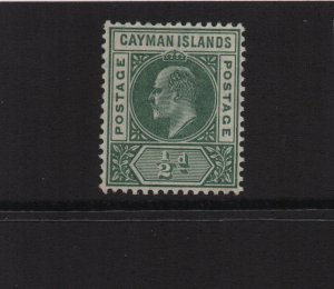 Cayman Islands 1905 SG8 1/2d MCA watermark unmounted mint