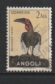 1951 Angola - Sc 340 - used VF - 1 single - Southern ground Hornbill