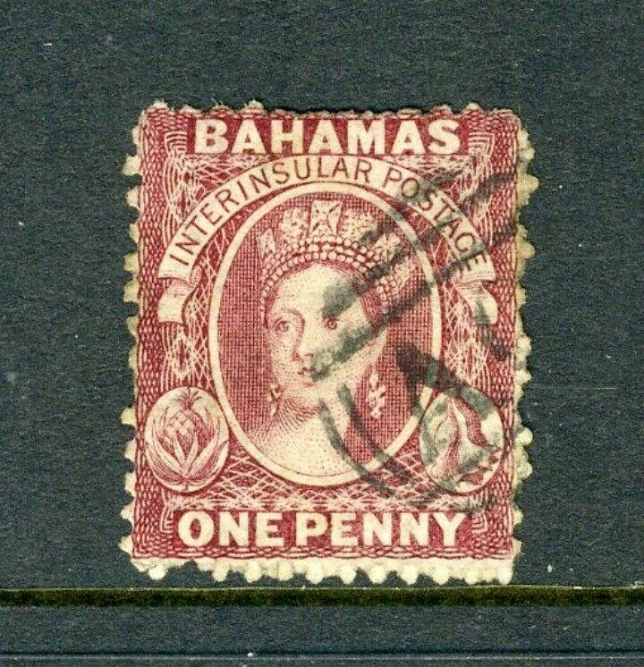 Bahamas #11 1p Victoria - NICE High value - cv$90.00