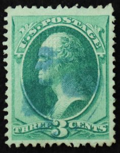 U.S. Used Stamp Scott #136 3c Washington. VF - XF. Fancy Cancel. Choice!