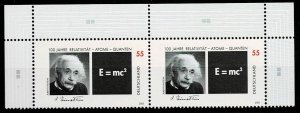 Germany 2005,Sc.#2346 MNH pair,  Albert Einstein