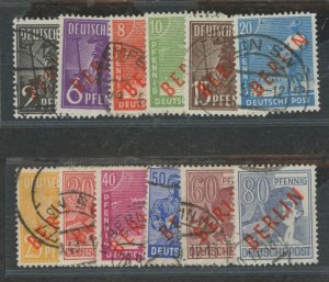 Germany/Berlin (9N) #9N21-9N32 Used Single