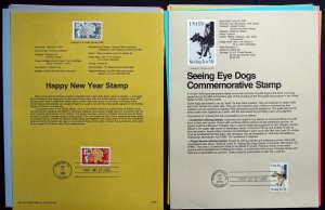 ZAYIX 20 Animal Themed USPS Souvenir Pages First Day Postmark 051723SL11 