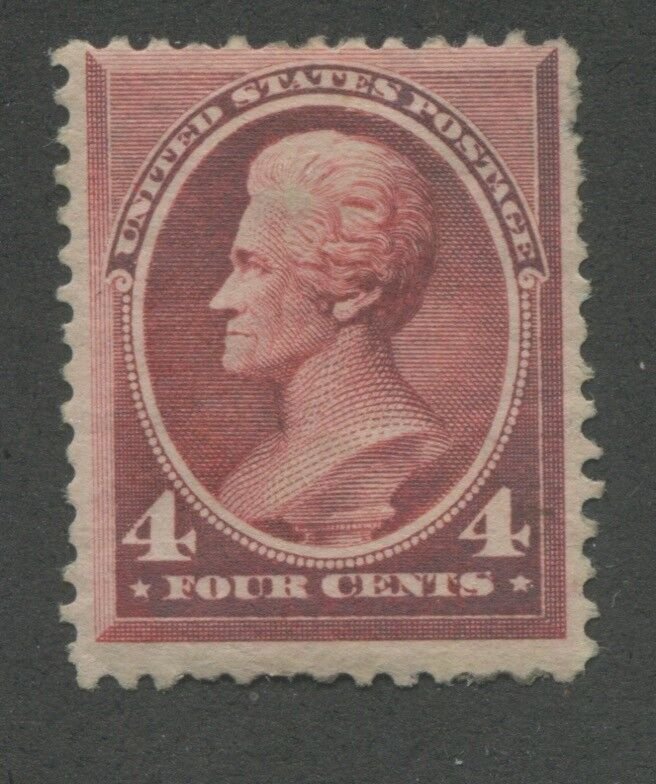 1888 US Stamp #215 4c Mint Hinged Ave Partial Original Gum Catalogue Value $180
