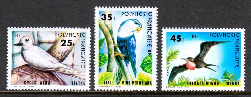 French Polynesia - Scott #337-339 - MNH - SCV $6.00
