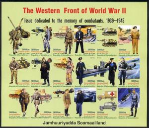 Somaliland 2011 The Western Front of World War II #2 impe...