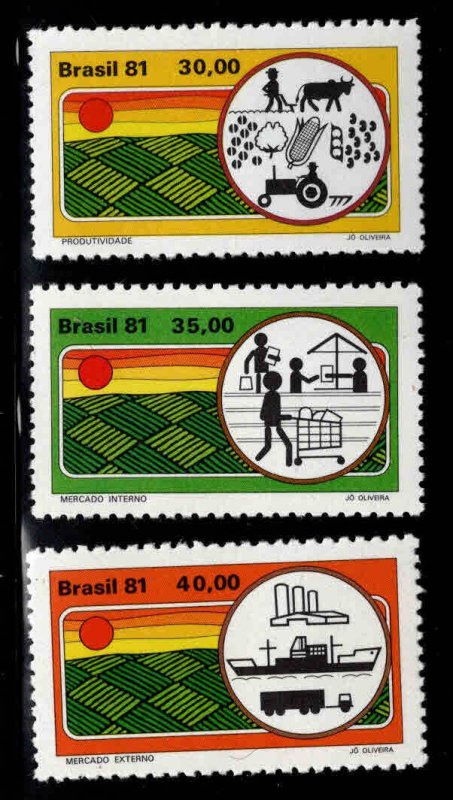 Brazil Scott 1727-1729 MNH** stamp set