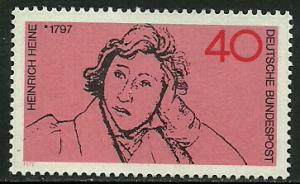 Germany #1098 MNH Stamp, Heinrich Heine, Poet