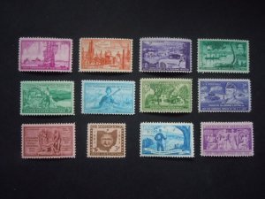 1953 US Commemoratives COMPLETE SET #1017-1028  MNH OG F/VF