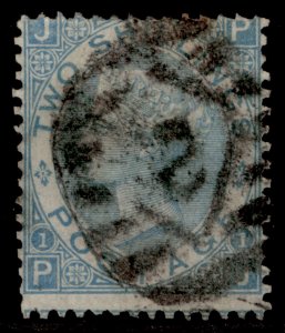 GB QV SG120b, SCARCE 2s milky blue, USED. Cat £2000. PJ